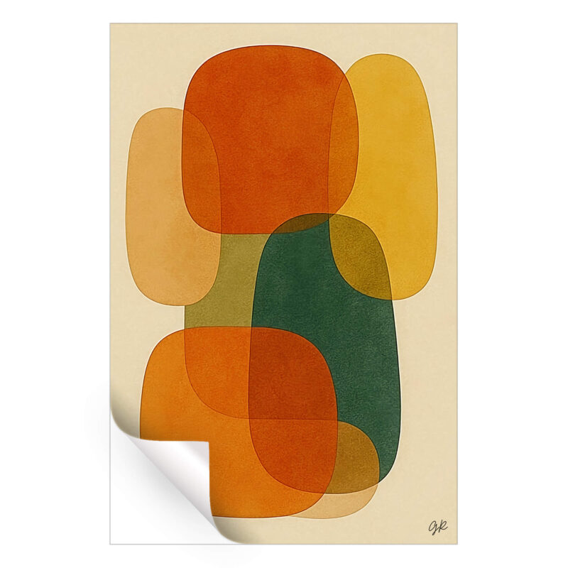 Voices We Hide Warm Wall Art by George Rosaly