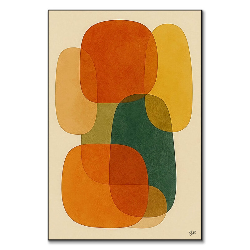 Voices We Hide Warm Wall Art by George Rosaly