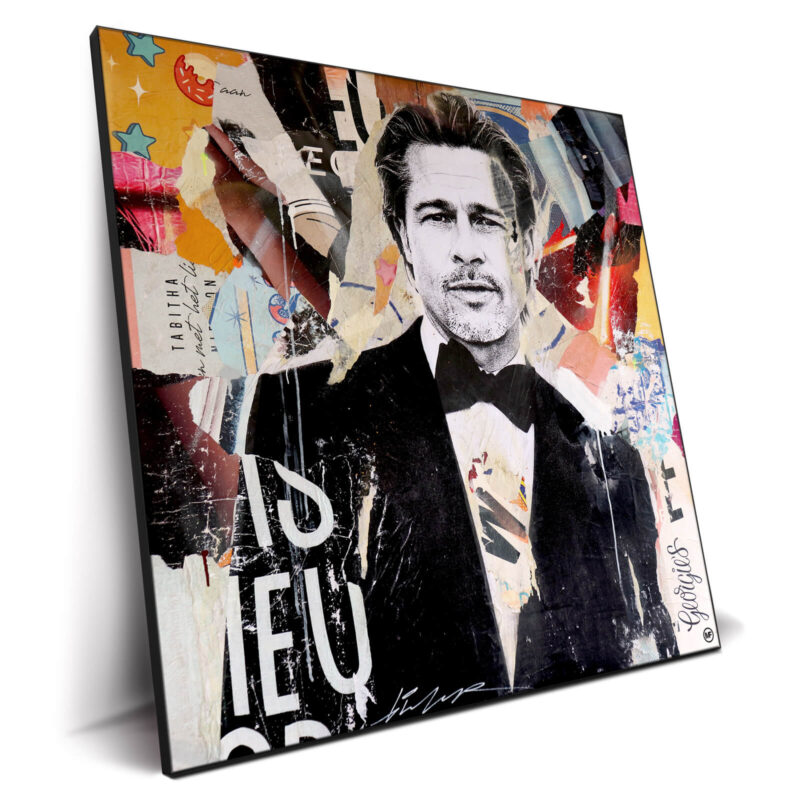 Brad Pitt Warm Wall Decor by Michiel Folkers