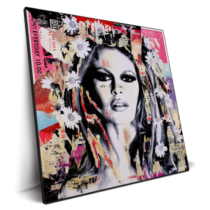 She's your friend Colorful Wall Decor by Michiel Folkers