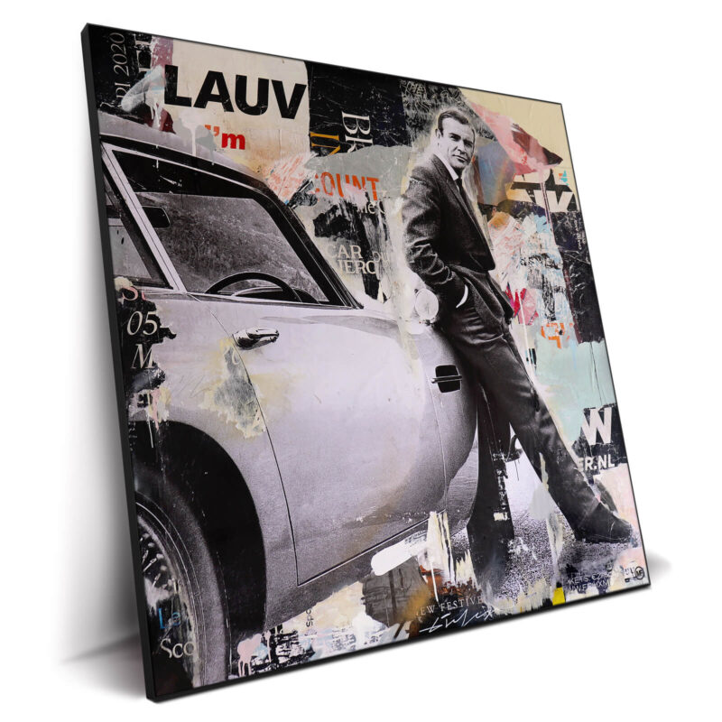 James Bond Licensed Troubleshooter Black and White Wall Decor by Michiel Folkers