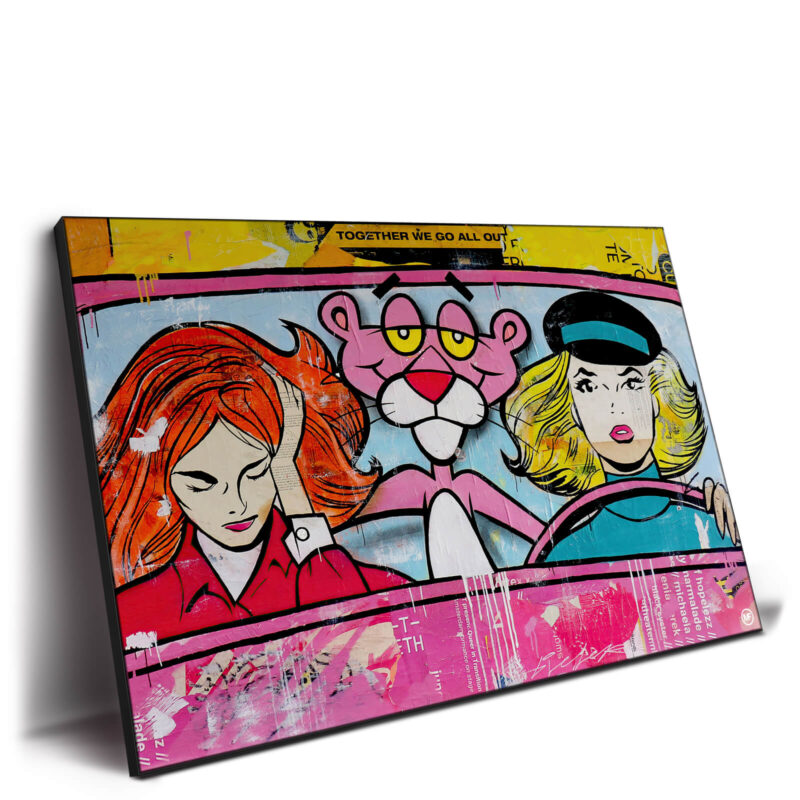 Road Trippin Pink Wall Decor by Michiel Folkers