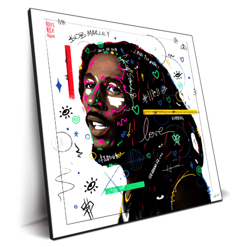 Bob Marley Wall Decor by Nuwarhol