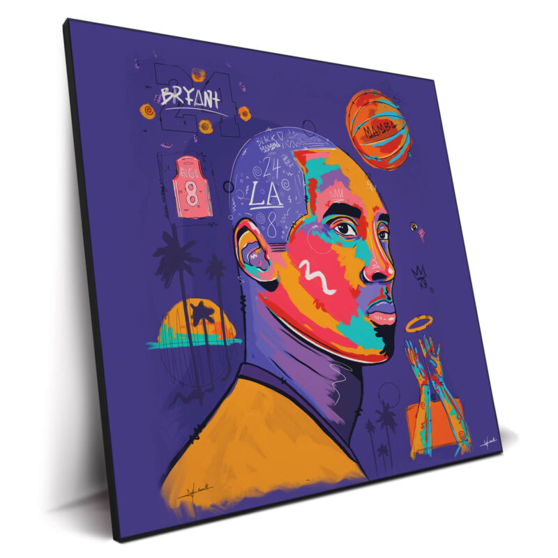 KOBE Purple Purple Wall Decor by Nuwarhol