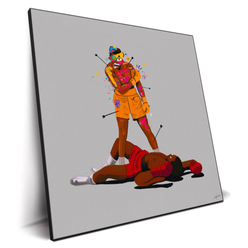 The Good Fight Colorful Wall Decor by Nuwarhol