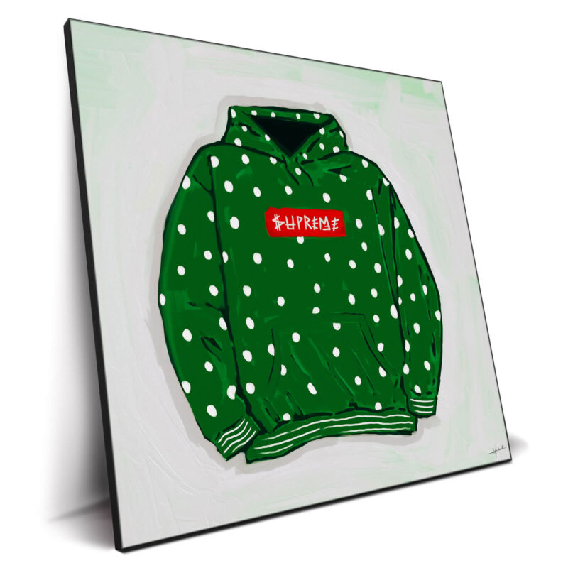 Green Block Logo Green Wall Decor by Nuwarhol