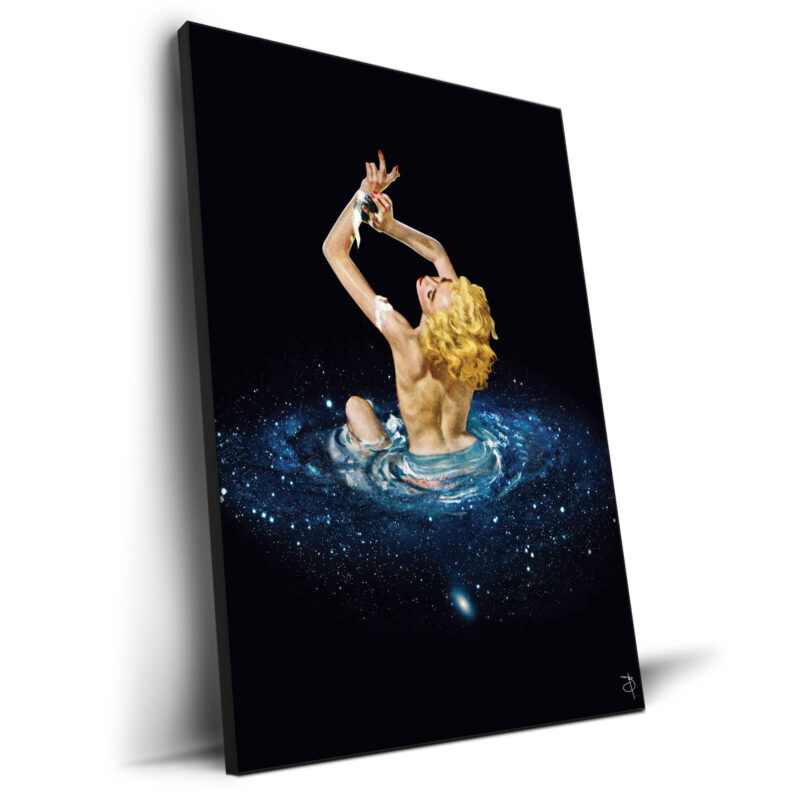 Galaxy Bath Dark Wall Decor by BambashkART