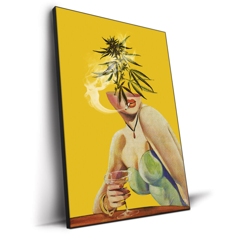 Merry Jane Yellow Wall Decor by BambashkART