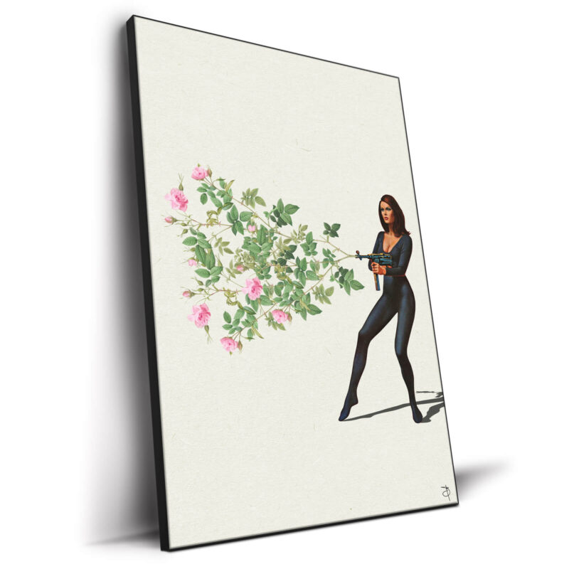 Kill Them With Love 2 White Wall Decor by BambashkART