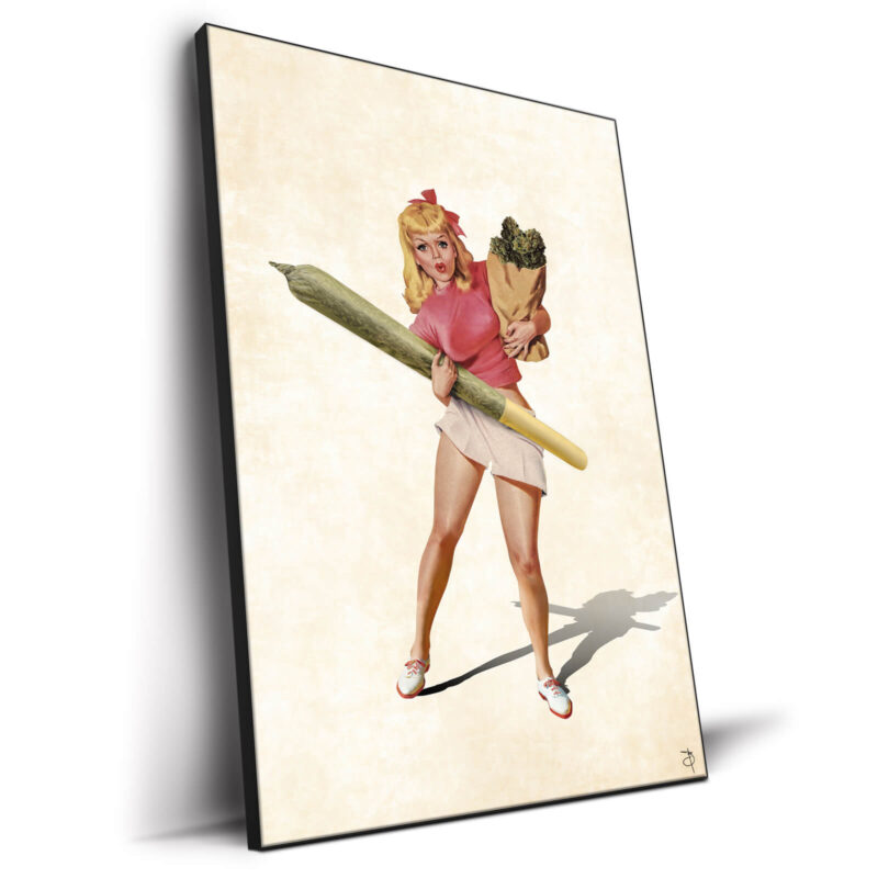 Joint Girl Warm Wall Decor by BambashkART