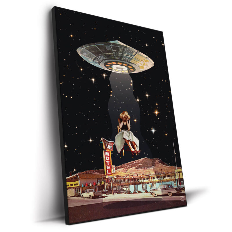 Alien Abduction Dark Wall Decor by BambashkART