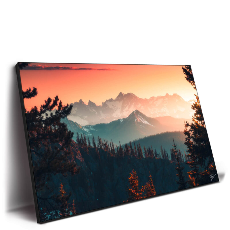 Alpine Layers Warm Wall Decor by Zach Doehler