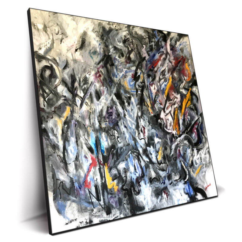 Mixed Up Black and White Wall Decor by Bob Lombardi