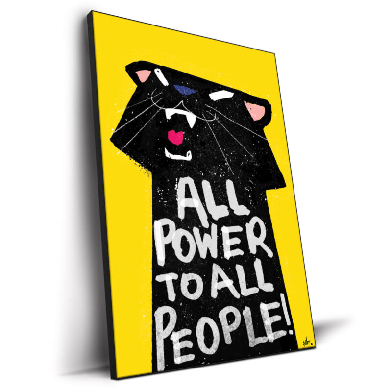 All Power to the People Vibrant Wall Decor by Quincy Ray