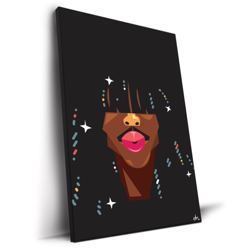 Rick James Dark Wall Decor by Quincy Ray
