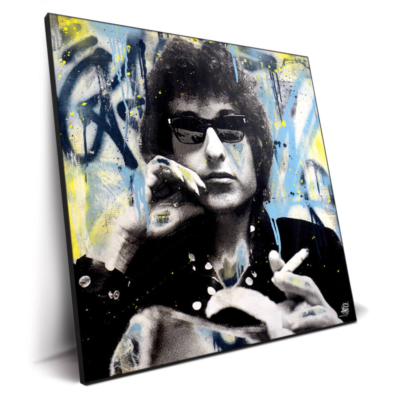 Bob Dylan Vibrant Wall Decor by Seek One