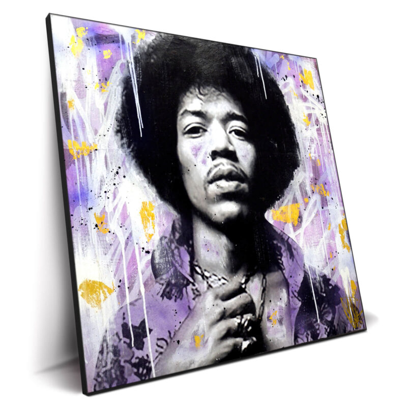 Jimi Hendrix Vibrant Wall Decor by Seek One