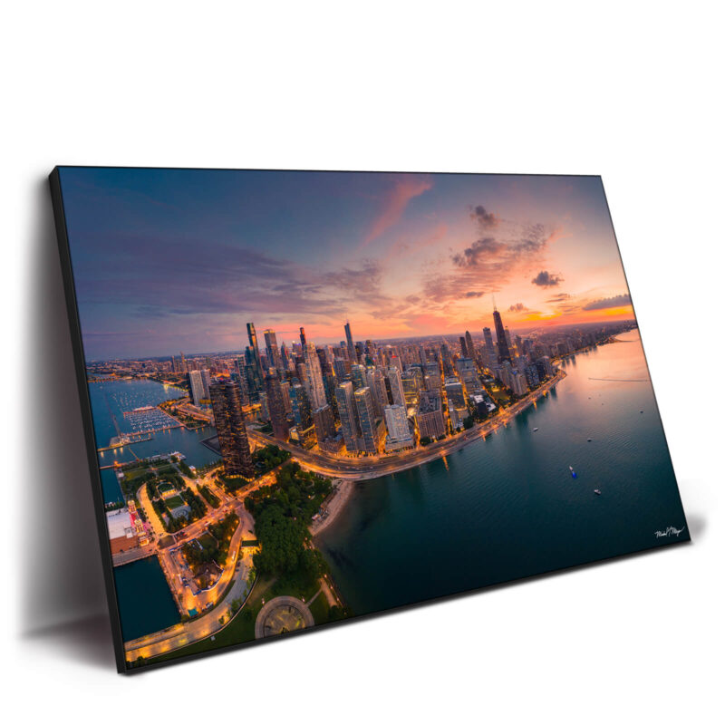 Chicago Blue Hour Blue Wall Decor by Michael Meyers