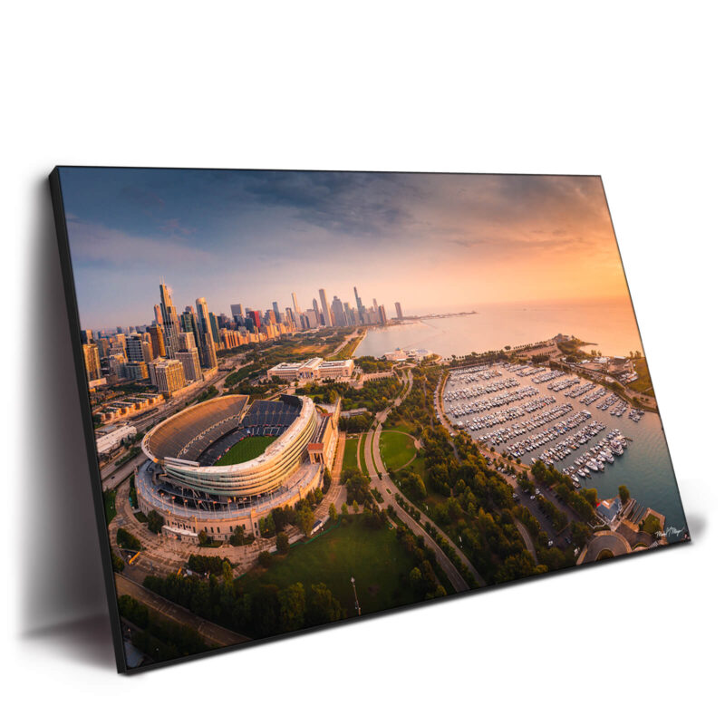 Soldier Field Warm Wall Decor by Michael Meyers