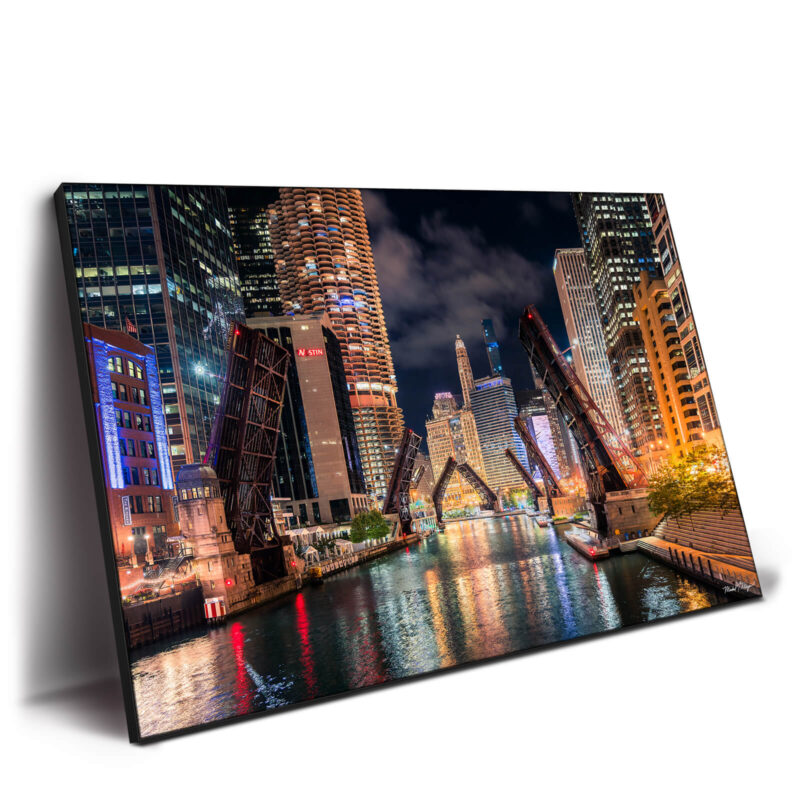 Bridges Up Dark Wall Decor by Michael Meyers