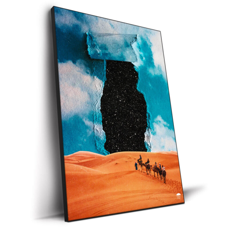 False Sky Orange Wall Decor by Seamless