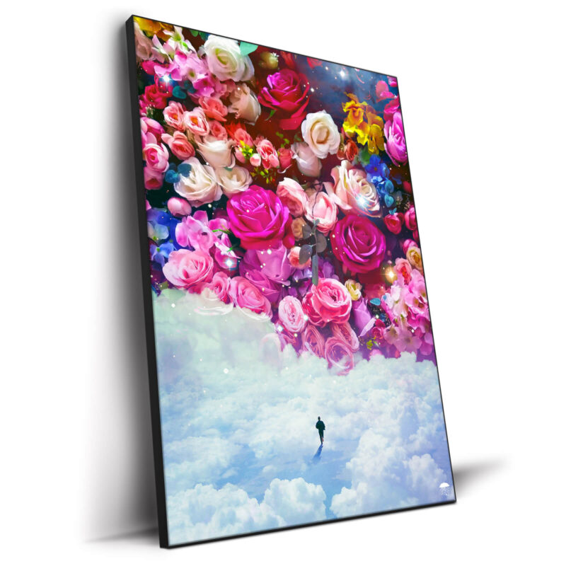 Dreamy Flowers Colorful Wall Decor by Seamless