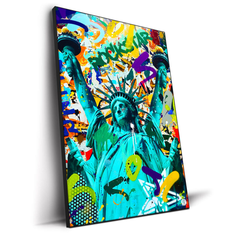 Like A Rockstar Vibrant Wall Decor by RS Artist