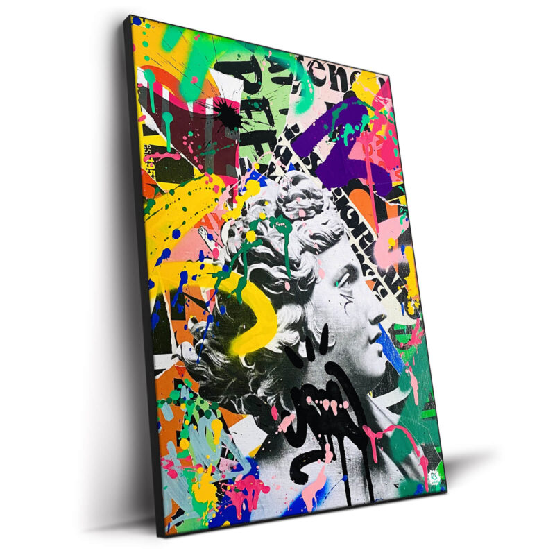 Stay Unmoved Vibrant Wall Decor by RS Artist