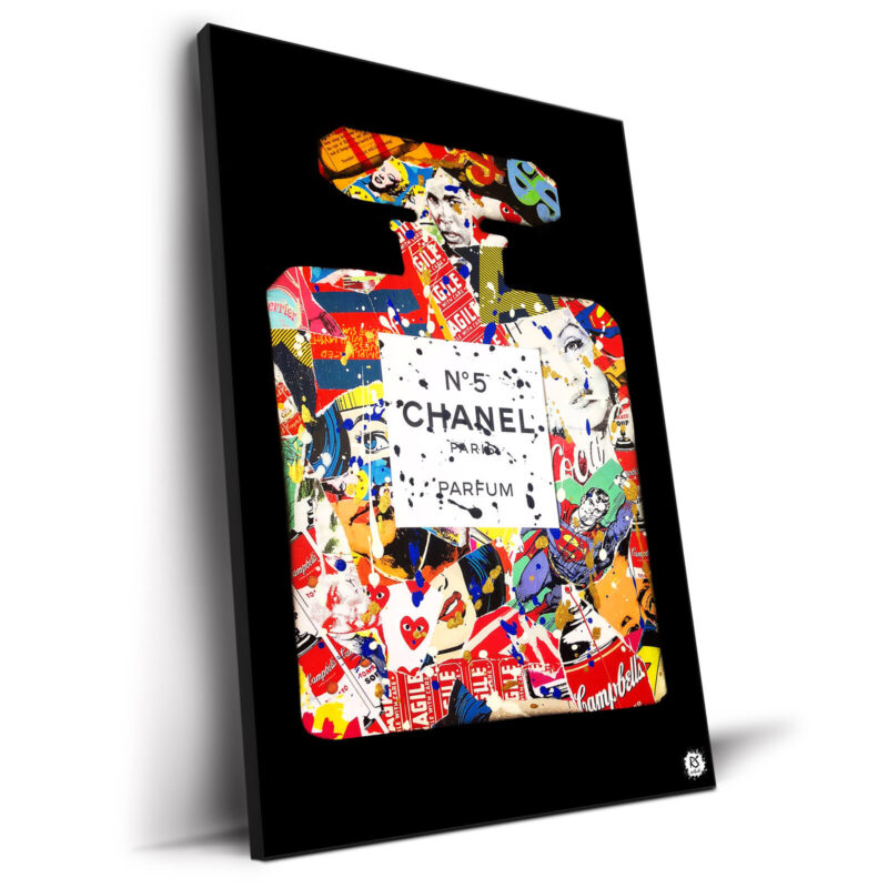 Chanel Vibrant Wall Decor by RS Artist