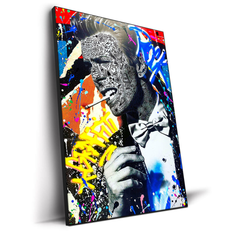 David Bowie Vibrant Wall Decor by RS Artist