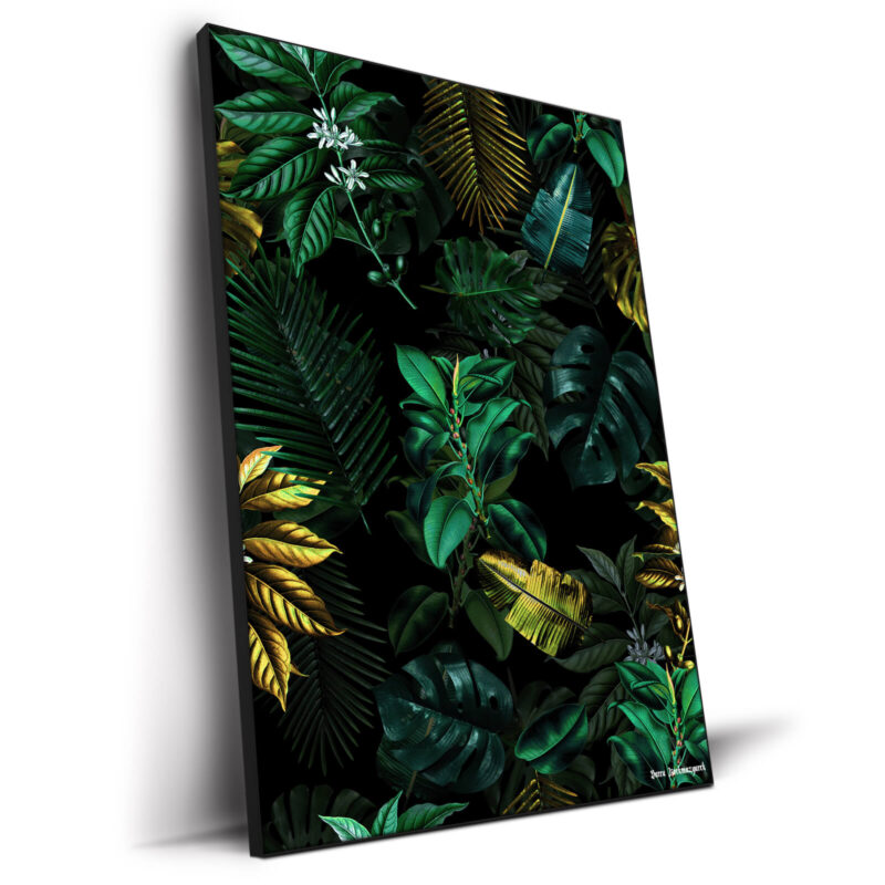 Tropical Garden VIII Dark Wall Decor by Burcu Korkmazyurek