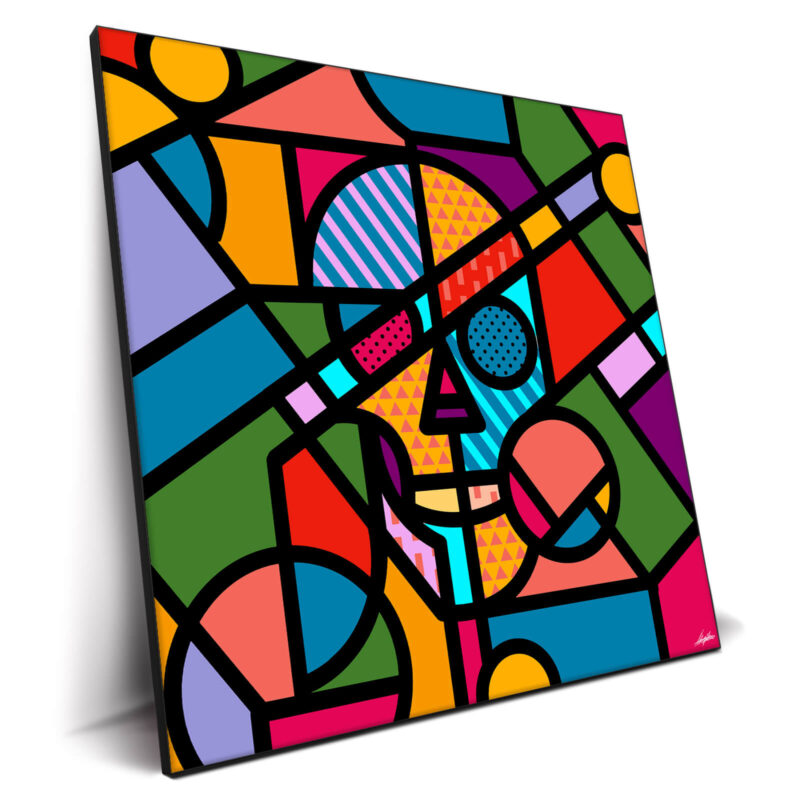 Shape Skull Vibrant Wall Decor by Ali Gulec