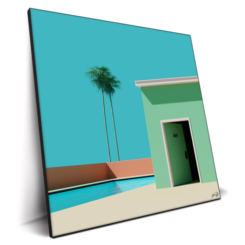 No Check Out Time Vibrant Wall Decor by Lucas Rackliffe