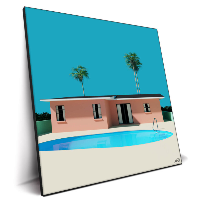 Middle Class Comfort Blue Wall Decor by Lucas Rackliffe