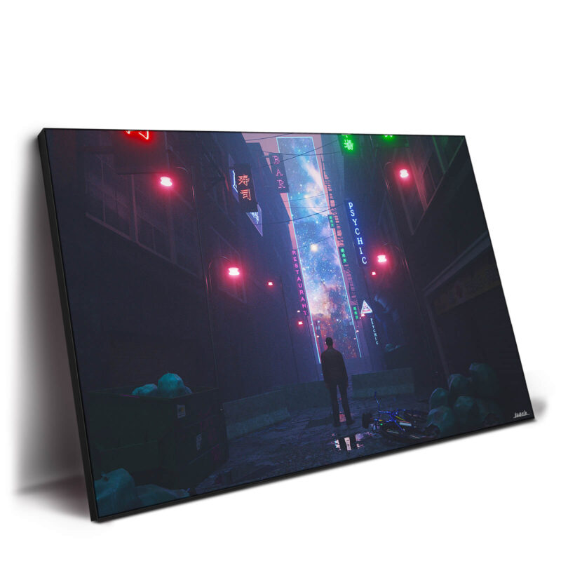 Beyond the Back Alley Dark Wall Decor by Davansh Atry