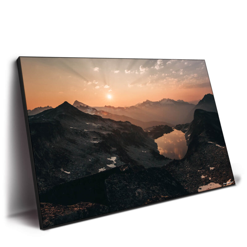 Distant Sunset Warm Wall Decor by Jared Q. Gunderson