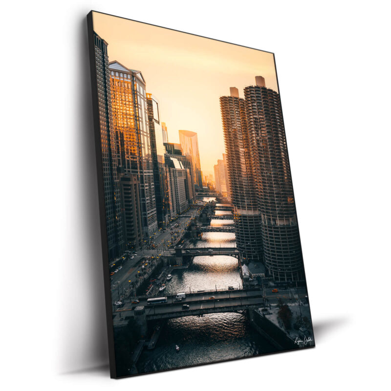 Chicago Views Warm Wall Decor by Ryan Ditch