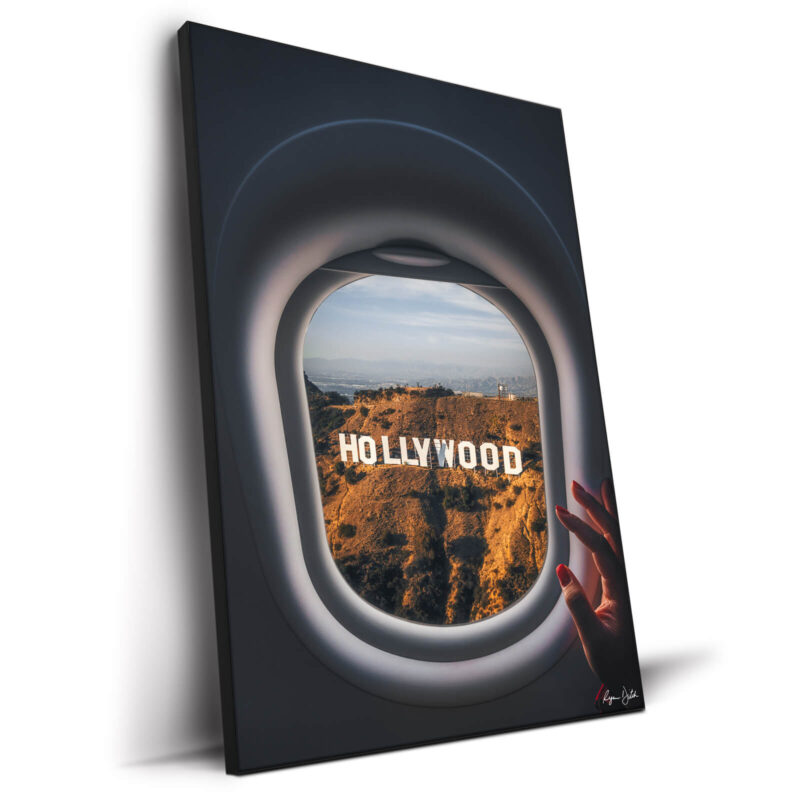 Hollywood Sign Warm Wall Decor by Ryan Ditch