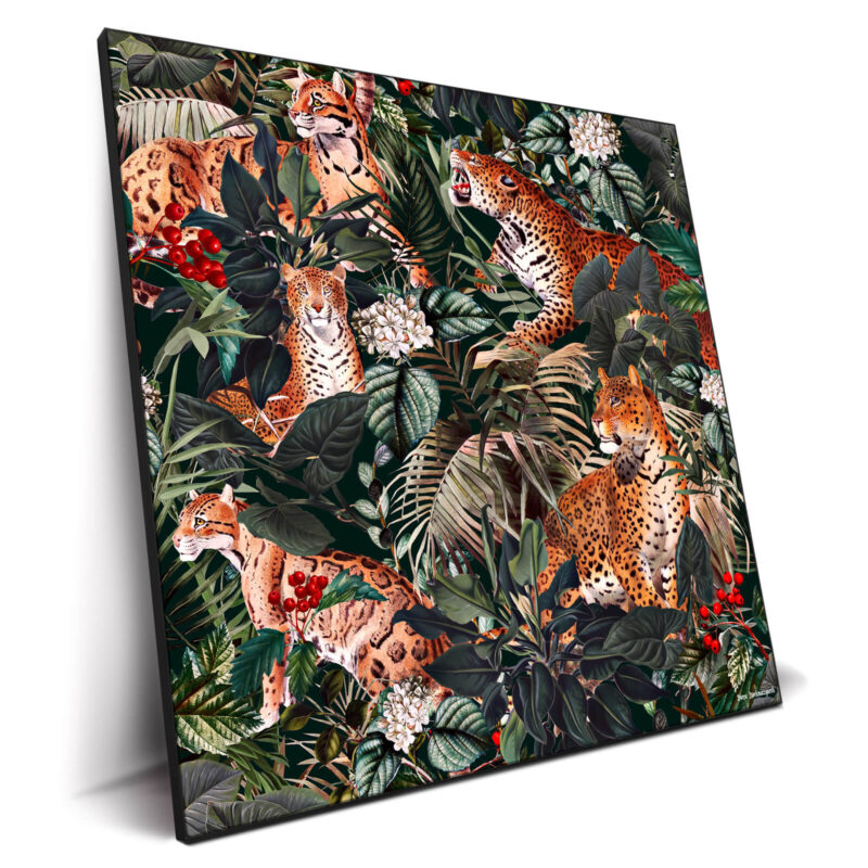 Jaguar Pattern Warm Wall Decor by Burcu Korkmazyurek
