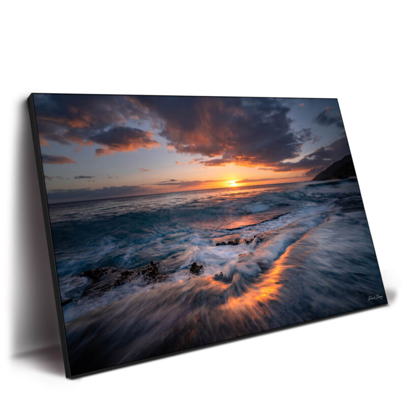 Sunset Flow Warm Wall Decor by Derek Gomez