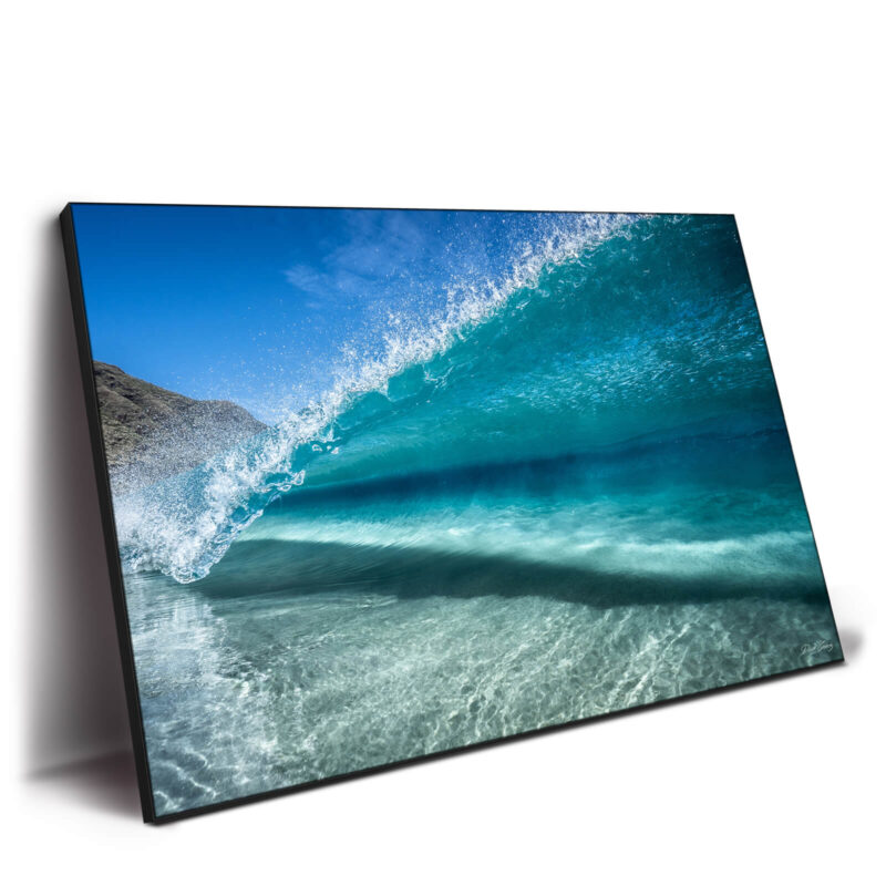 Sea Through Wave Vibrant Wall Decor by Derek Gomez