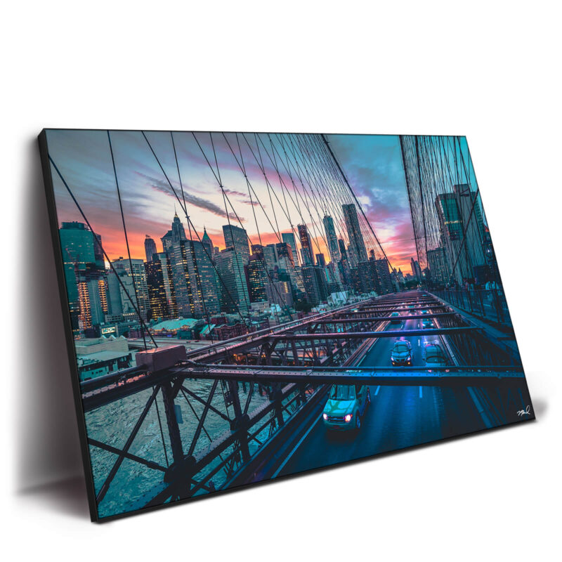 Brooklyn Bridge Vibrant Wall Decor by Nick Ford