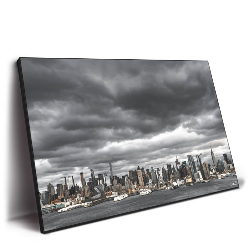 Hazy Skyline Dark Wall Decor by Nick Ford