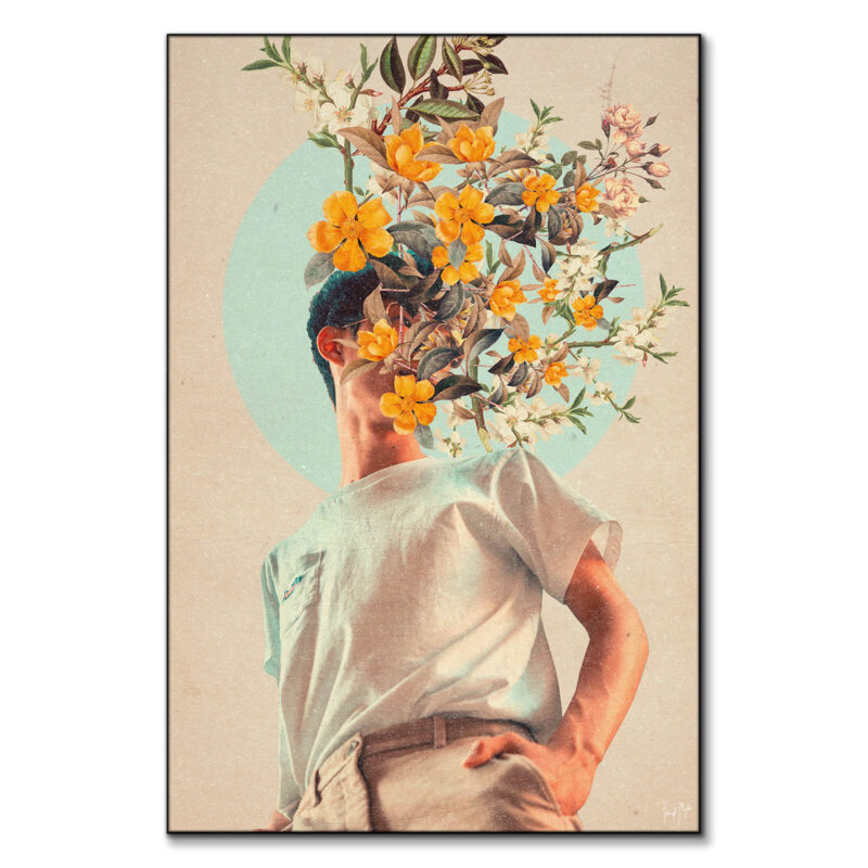 Because You Were Around Warm Wall Art by Frank Moth