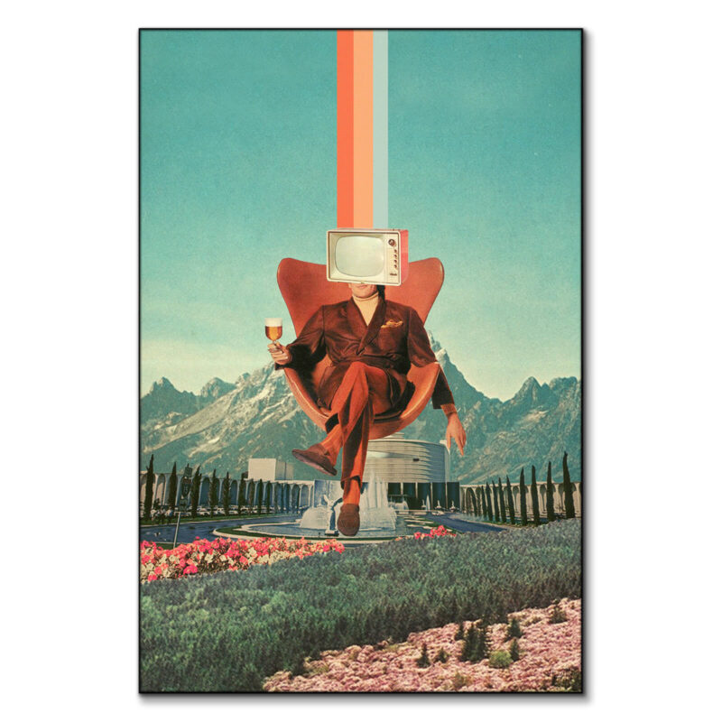 Enemy Warm Wall Art by Frank Moth