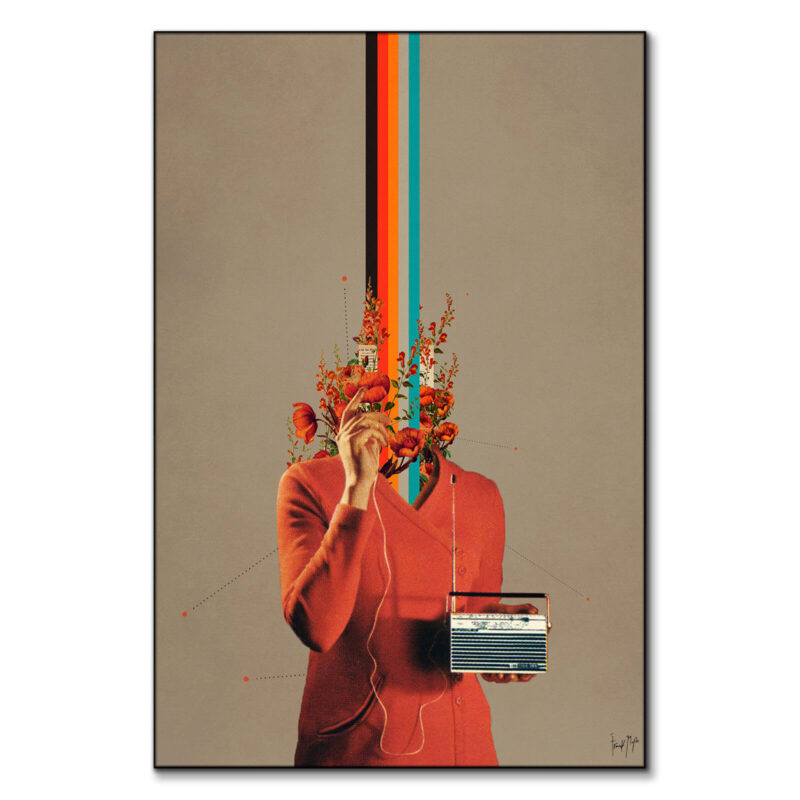 Musicolor Warm Wall Art by Frank Moth