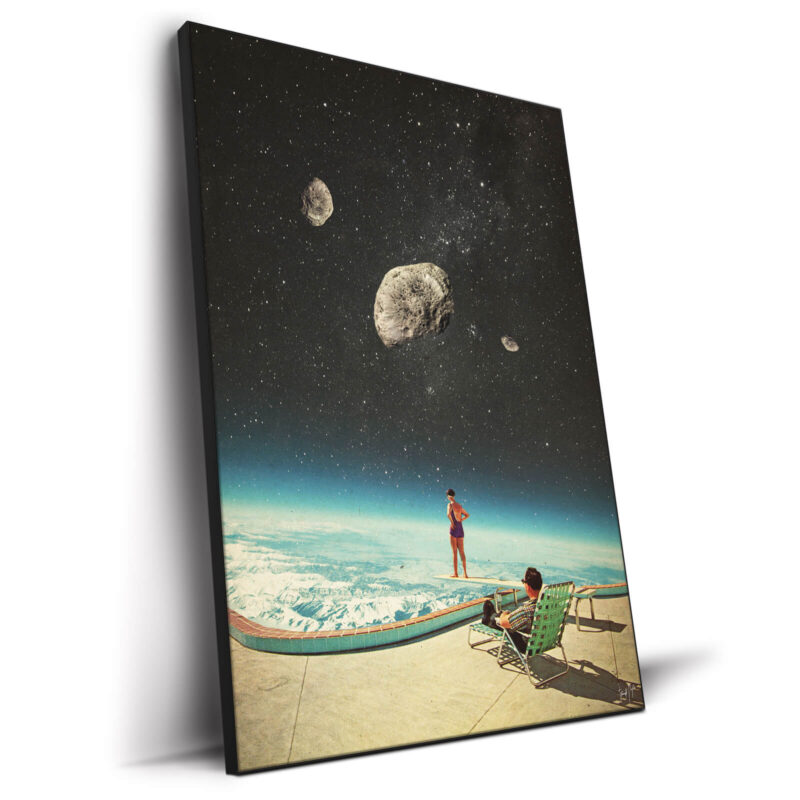 Summer with a Chance of Asteroids Dark Wall Decor by Frank Moth