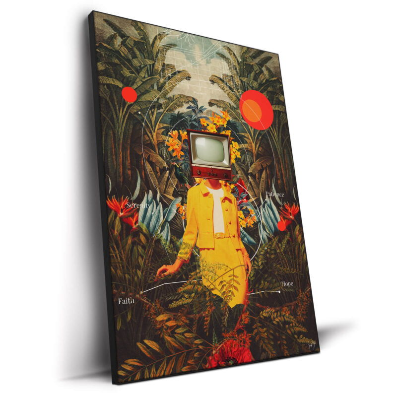 She Came From The Wilderness Warm Wall Decor by Frank Moth