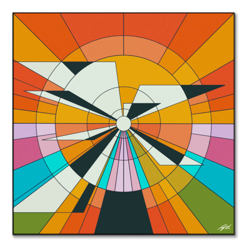 1518 Warm Wall Art by Jeffrey Thelin