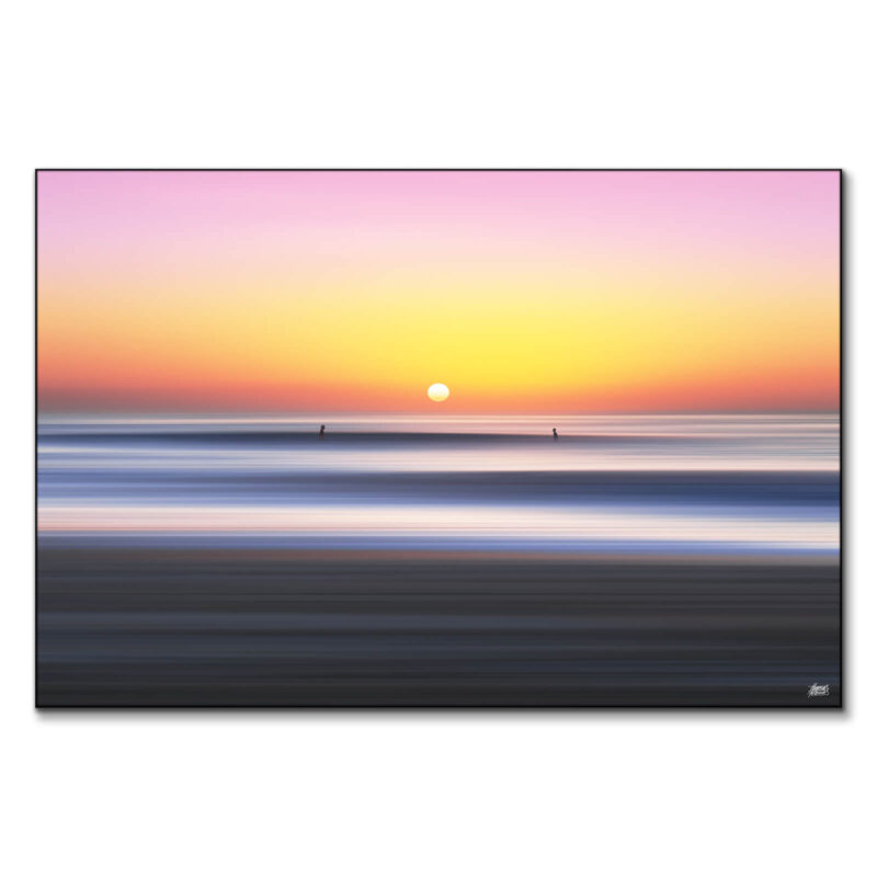 Sharing Sunset Warm Wall Art by Thomas Fotomas